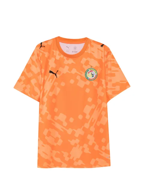 PUMA x Salehe Bembury x Senegal logo-patch T-shirt Orange 78710987