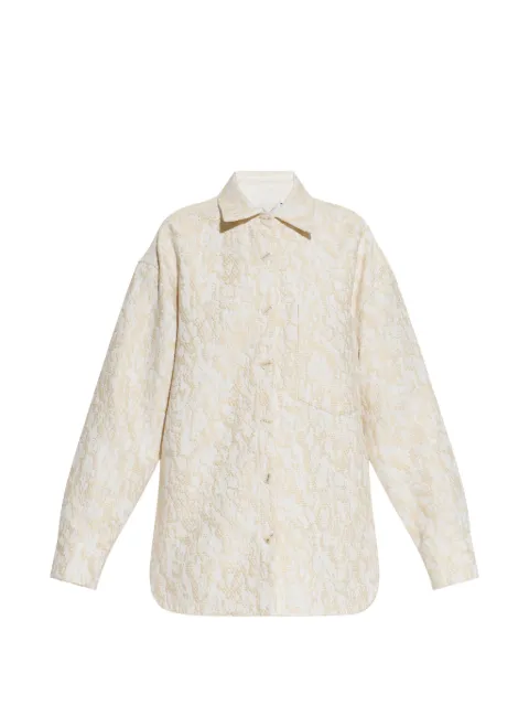 IRO chest-pocket shirt White WP100DAFFY