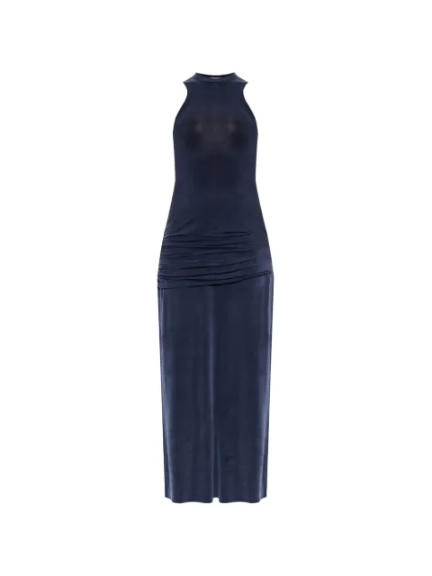IRO Eclose ruched-waist maxi dress Blue WP33ECLOSE