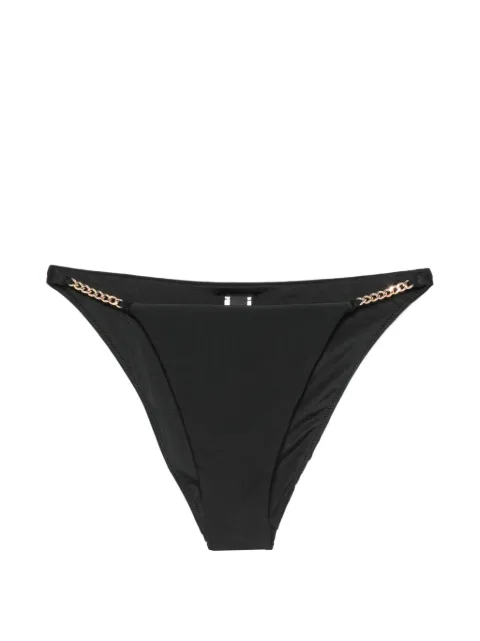 Karl Lagerfeld chain-link cheeky bikini bottoms Black B2W46012999