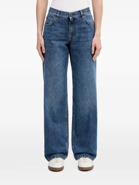 Sporty & Rich straight-leg jeans Blue PA05678300BL156