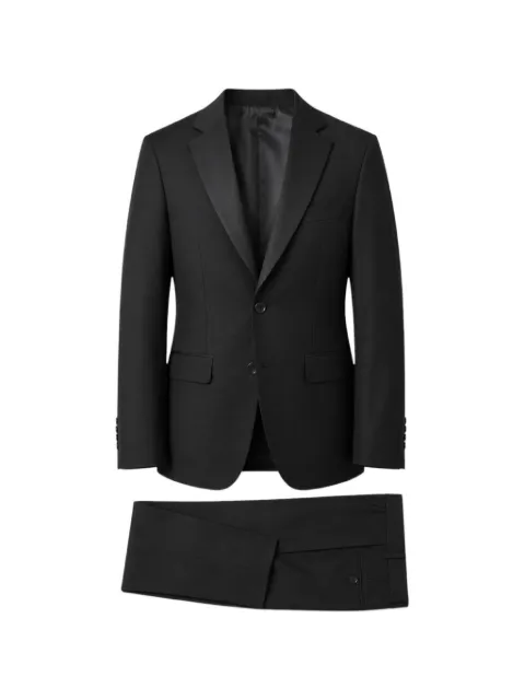 pierlorenzo notched-lapel single-breasted suit Black 819502