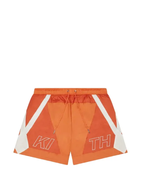 KITH Turbo colour-block shorts Orange KHM061279