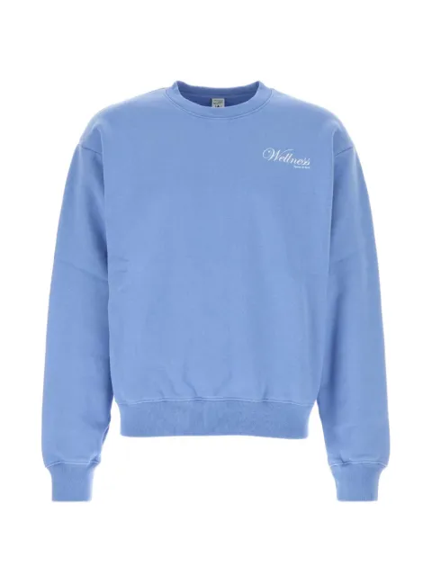 Sporty & Rich Wellness logo-print sweater Blue ST09876083BL43
