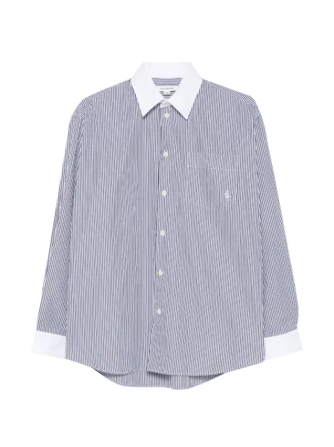 Sporty & Rich striped cotton shirt Blue SI019710302