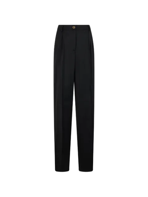 Moschino pleated straight-leg trousers Black A03269985