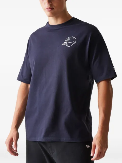 NEW ERA CAP Yankees MLB graphic-print T-shirt Blue 60771579
