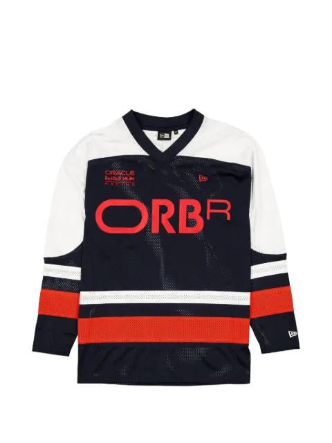 NEW ERA CAP Oracle Red Bull Racing colour-block hockey T-shirt Blue 60766184