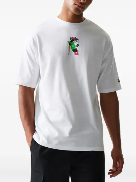 NEW ERA CAP graphic-print oversized T-shirt White 60771550
