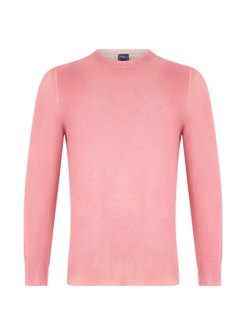 Fedeli fine-knit cashmere long-sleeve top Pink 7UEA8043