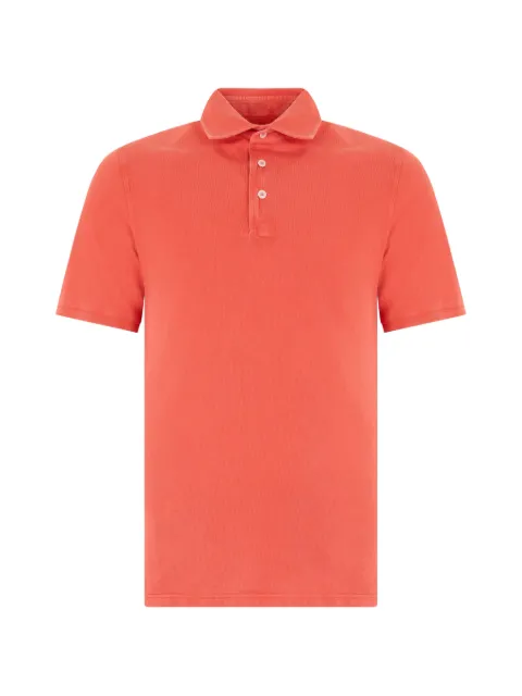 Fedeli short-sleeve polo shirt Orange 6UEF0102