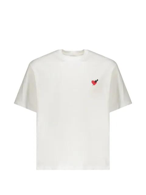 Neil Barrett logo-print cotton T-shirt White BJT012E0100C