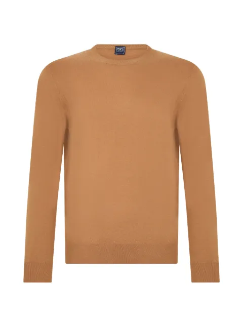 Fedeli crew-neck cashmere sweater Orange 7UE05701P
