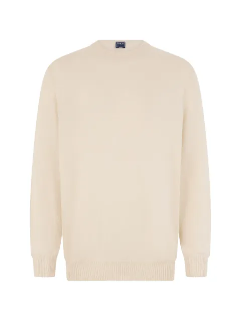 Fedeli crew-neck cashmere sweater Neutrals 5UE07085