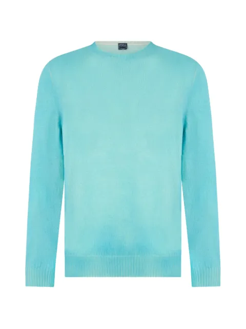 Fedeli crew-neck cashmere sweater Blue 6UEA8043P