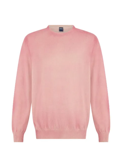 Fedeli cashmere crew-neck sweater Pink 6UEA8043
