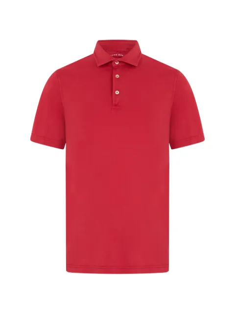 Fedeli short-sleeve polo shirt Red 6UEF0110