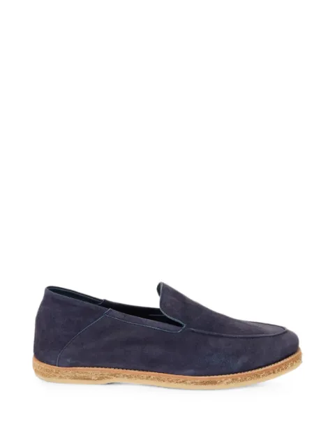 Fedeli suede slip-ons Blue 6UE00715