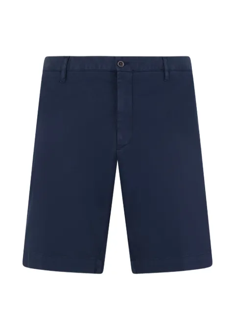 Fedeli belt-loops side-pockets shorts Blue 5UEL0402