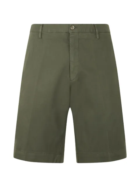 Fedeli pressed-crease chino shorts Green 5UEL0402