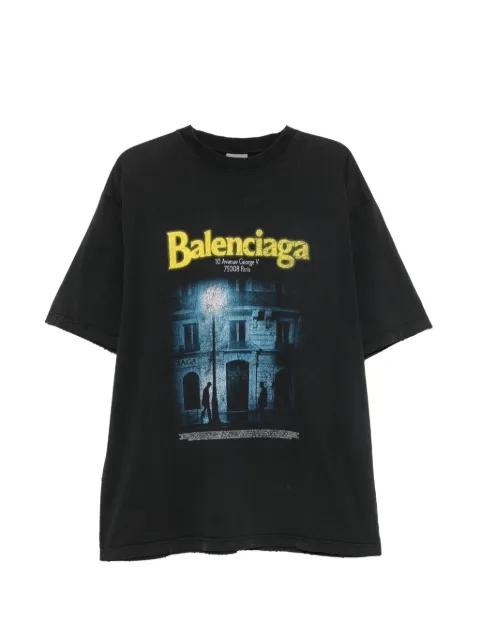 Balenciaga graphic-print T-shirt Grey 764235TUVO6