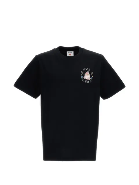 Casablanca classic graphic-print T-shirt Black PF26JTS00106