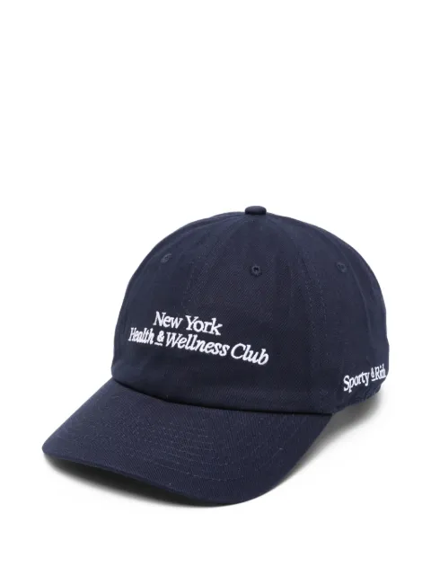 Sporty & Rich logo-embroidered baseball cap Blue AC040710083BL