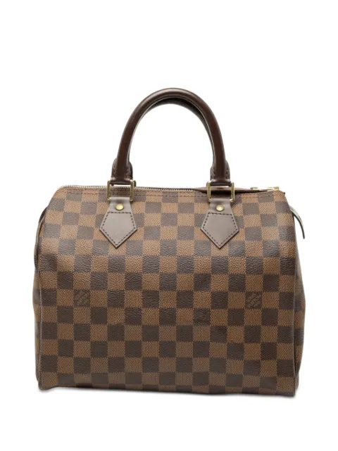 Louis Vuitton Pre-Owned 2007 Damier Ebene Speedy 25 boston bag Brown G125IX4X6NDO656R