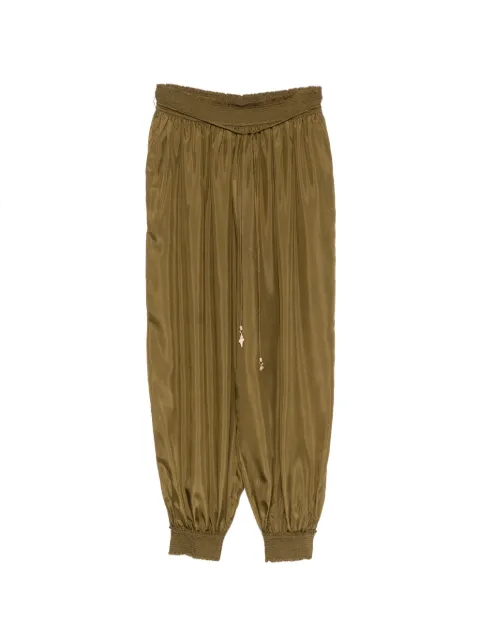 ZIMMERMANN elasticated-cuff tapered trousers Green 7738PSS263