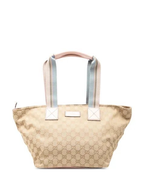 Gucci Pre-Owned 2000-2015 GG Canvas Web tote bag Pink 2M0N63ZTDVB14RHX