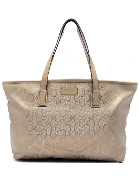 Gucci Pre-Owned 2016-2026 Medium GG Imprime tote bag Gold J1NCD39CJ310LMMC