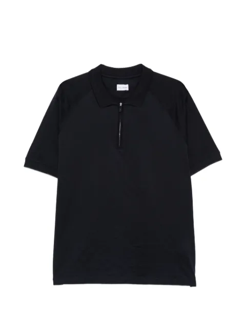 Pal Zileri zip-fastening raglan-sleeve polo shirt Blue 9C3MJG217RSJ743