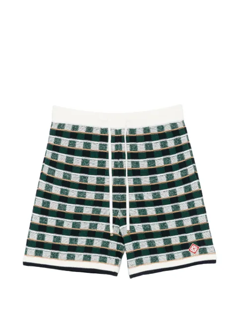 Casablanca check-pattern shorts Green MPF26KW1426