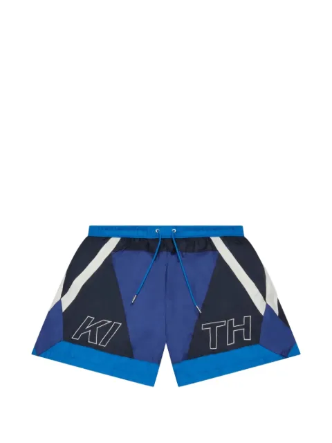 KITH Turbo colour-block shorts Blue KHM060742