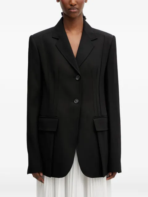 Sportmax darted single-breasted blazer Black 2612041052600