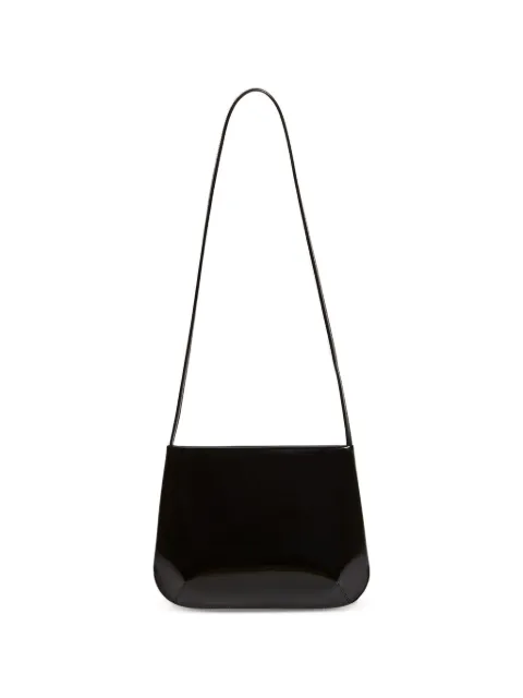 FANE polished-finish shoulder bag Black LOGEBAG