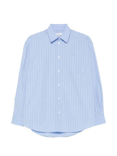 Sporty & Rich striped cotton shirt Blue SI00675302