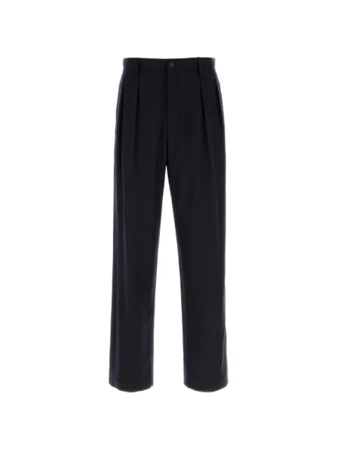 Emporio Armani pleated wool trousers Blue GM004571TE10090