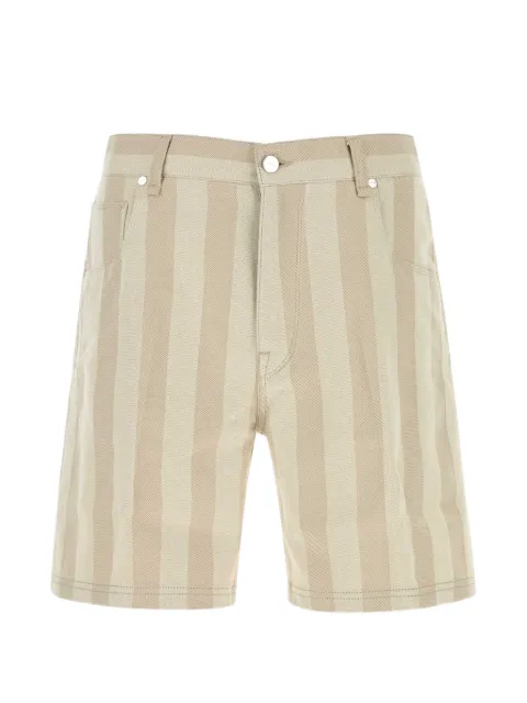 FENDI striped bermuda shorts Neutrals FLP369B15B
