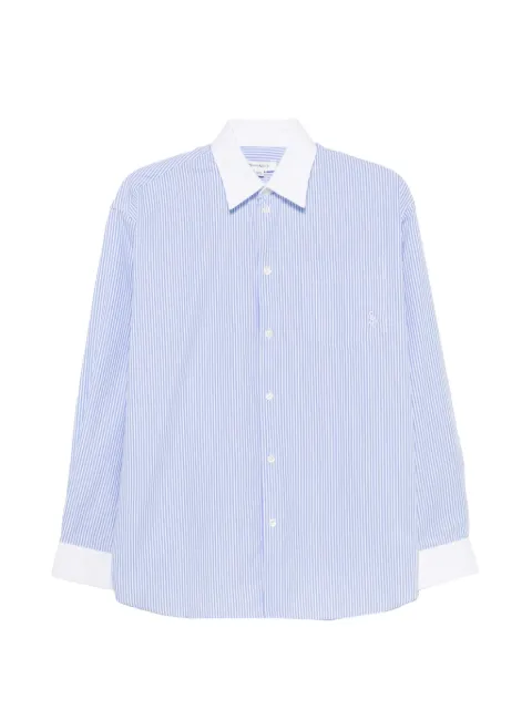 Sporty & Rich striped cotton shirt White SI019710302