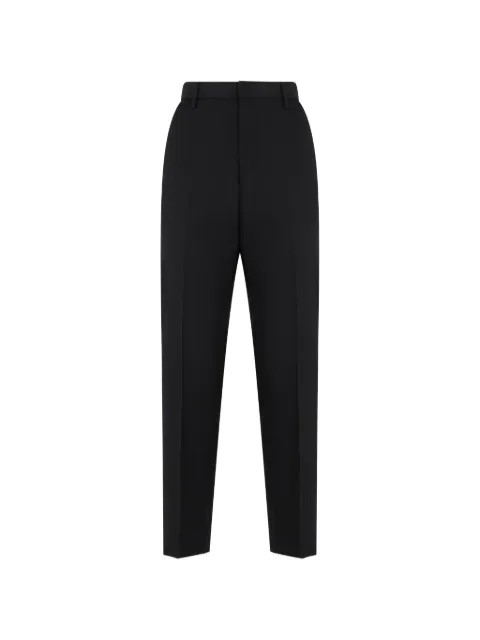 Moschino straight-cut high-waisted trousers Black A03199989