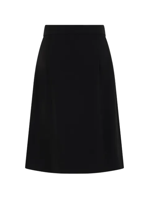 Moschino flared high-waisted mini skirt Black A0105999