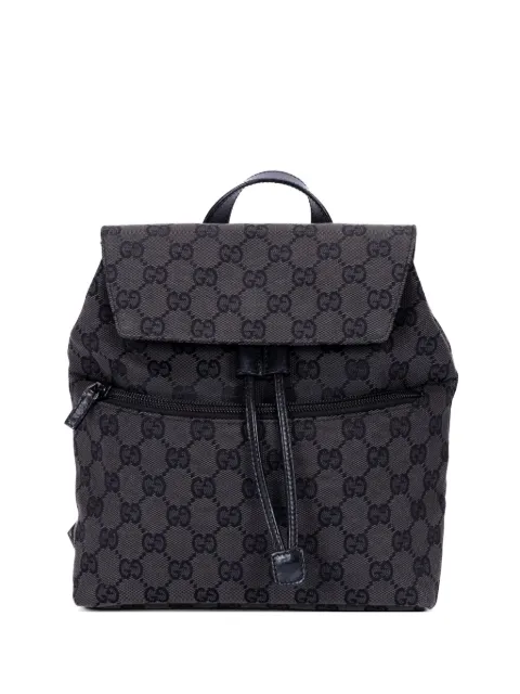 Gucci Pre-Owned GG Canvas flap backpack Grey 0030242002058