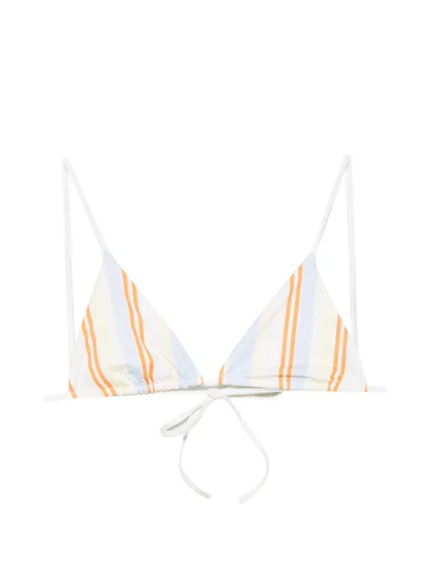 SIR. striped triangle bikini top Neutrals SIR2260008T