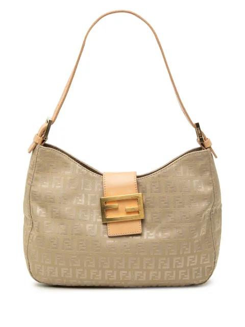 Fendi Pre-Owned 2000-2010 Zucchino Canvas shoulder bag Neutrals ZLIVRZXIOVMTTUYY