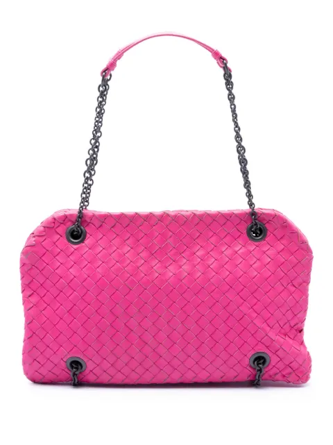 Bottega Veneta Pre-Owned 2012-2026 Nappa Intrecciato Duo shoulder bag Pink WHOUL30YIPP1AEW3