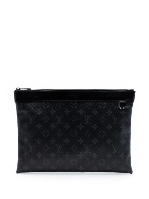 Louis Vuitton Pre-Owned 2018 Monogram Eclipse Discovery Pochette GM clutch bag Black TFK96TOV2MNTYK3E