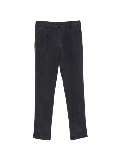 Pal Zileri straight-leg pleated trousers Blue 9C31NW451TSP248