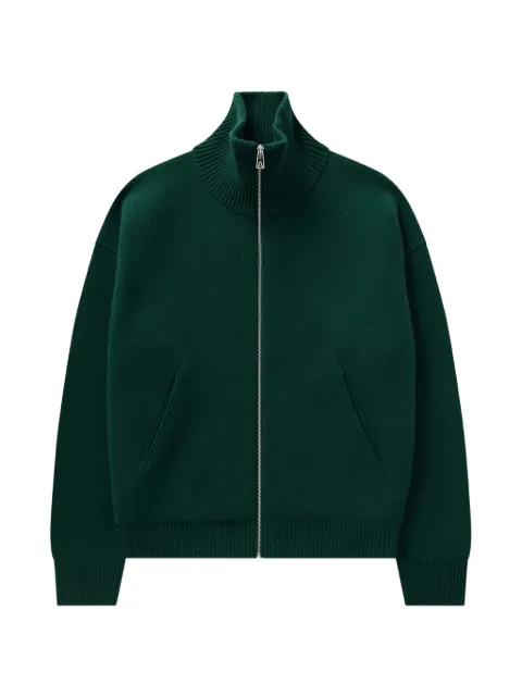 Axel Arigato Core zip-up cardigan Green A2143008