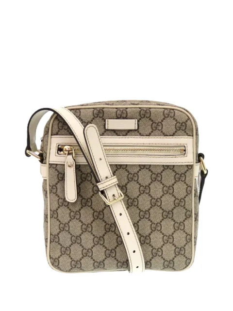 Gucci Pre-Owned 2000-2015 GG Supreme crossbody bag White CWAOVXU8LLVAPE4I